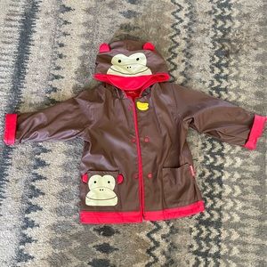 SkipHop Monkey Raincoat One Size Childrens